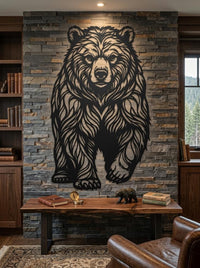 Bear Metal Wall Art