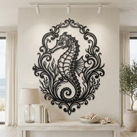 Metal Seahorse Wall Art