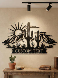 Personalized Desert Sign