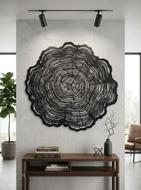 Tree Ring Metal Wall Art
