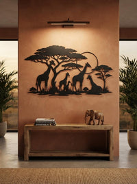 Safari Giraffe Wall Art