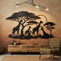 Safari Giraffe Wall Art