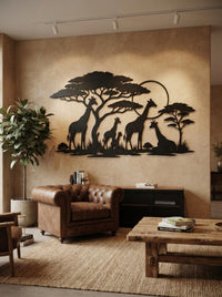 Safari Giraffe Wall Art