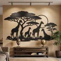 Safari Giraffe Wall Art