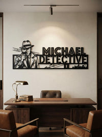 Personalized Detective Sign
