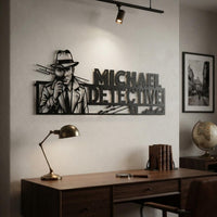 Personalized Detective Sign