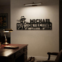 Personalized Detective Sign