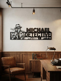 Personalized Detective Sign