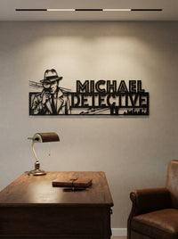 Personalized Detective Sign