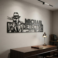 Personalized Detective Sign