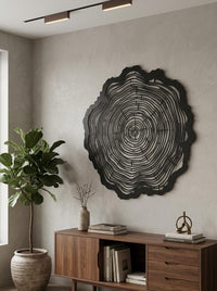 Tree Ring Metal Wall Art