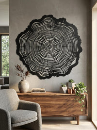 Tree Ring Metal Wall Art