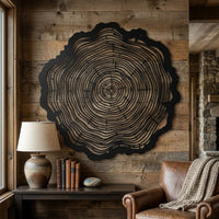 Tree Ring Metal Wall Art