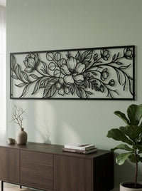 Flowers Large Metal Wall Art