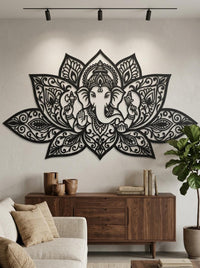 Metal Ganesha Wall Art