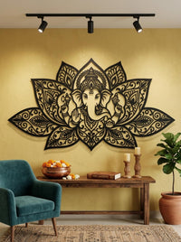 Metal Ganesha Wall Art
