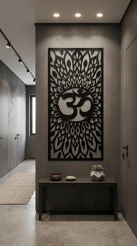 Metal Om Sign
