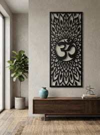 Metal Om Sign