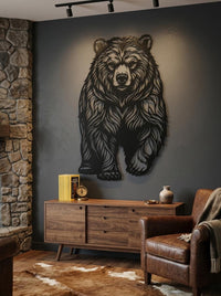 Bear Metal Wall Art