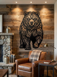 Bear Metal Wall Art
