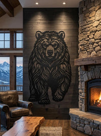 Bear Metal Wall Art