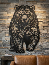 Bear Metal Wall Art