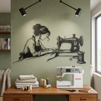 Sewing Machine Metal Wall Art