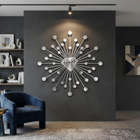 Diamond Sunburst Metal Wall Art