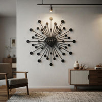 Diamond Sunburst Metal Wall Art