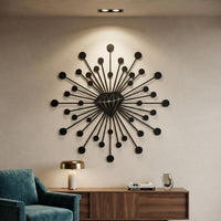Diamond Sunburst Metal Wall Art
