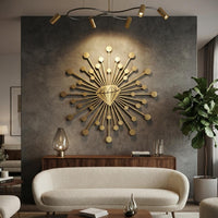 Diamond Sunburst Metal Wall Art