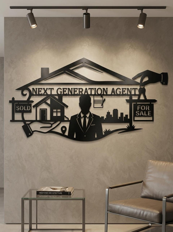 Personalized Real Estate Office Sign