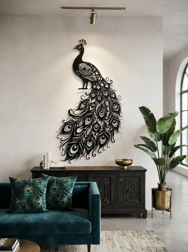 Peacock Metal Wall Art