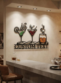 Personalized Cocktail Bar Sign