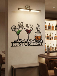 Personalized Cocktail Bar Sign
