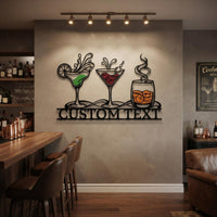 Personalized Cocktail Bar Sign