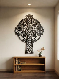 Celtic Cross Metal Wall Art
