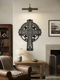 Celtic Cross Metal Wall Art