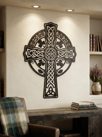 Celtic Cross Metal Wall Art