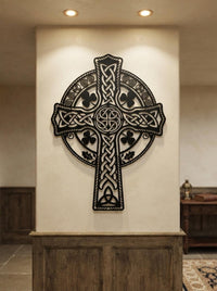Celtic Cross Metal Wall Art