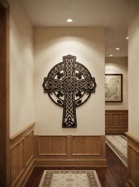 Celtic Cross Metal Wall Art