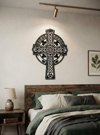 Celtic Cross Metal Wall Art