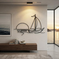 Sailboat Metal Wall Art