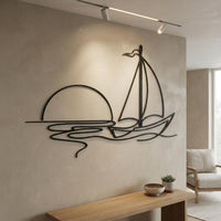 Sailboat Metal Wall Art