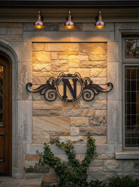 Personalized Monogram Metal Sign