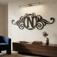 Personalized Monogram Metal Sign