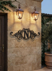 Personalized Monogram Metal Sign