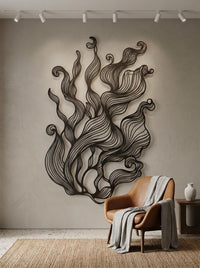 Abstract Seaweed Wall Art