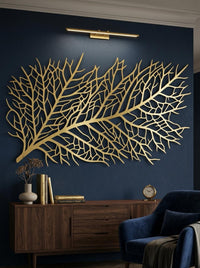 Skeleton Leaves Abstract Wall Art