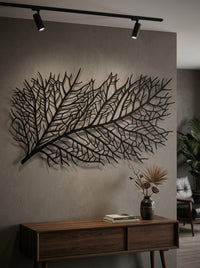 Skeleton Leaves Abstract Wall Art